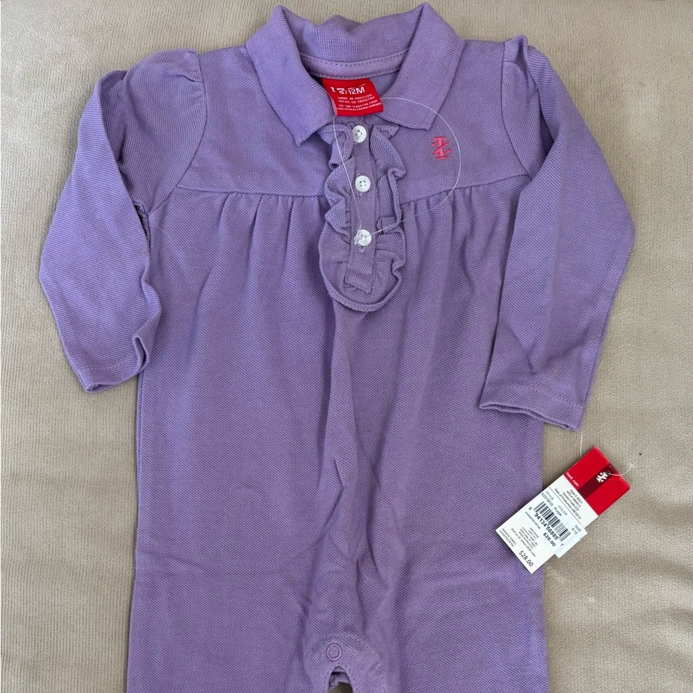 Izod Lavender Kids One Piece Outfit- Size 9-12 Months